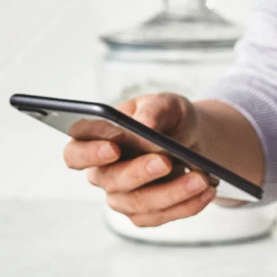 online shopping with phone